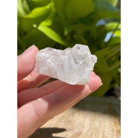High Grade Brazilian Clear Quartz Cluster - Picture 10 of 11